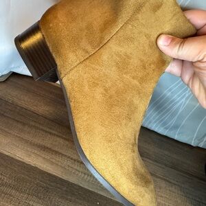 No Boundaries Tan Suede Ankle Boots